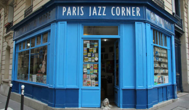 Devanture du "Paris Jazz Corner"