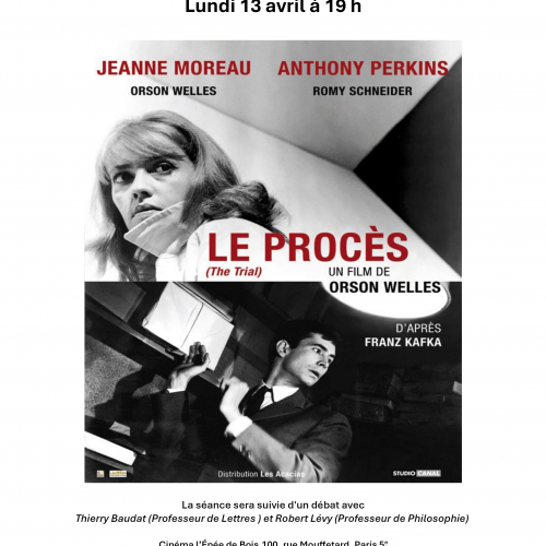 affiche du film Le Procès d'Orson Welles